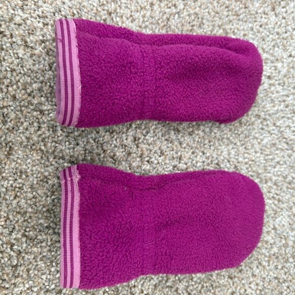 XS MEC baby mitts purple Polartec - Picture 2 of 5